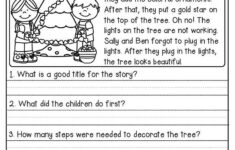 1st Grade Reading Comprehension Worksheets Printable PDF Worksheet Hero