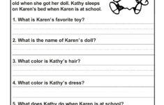 2nd Grade Reading Comprehension Worksheets Multiple Choice Times