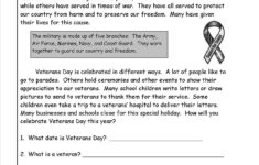 3Rd Grade Reading Comprehension Worksheets Multiple Choice Db excel