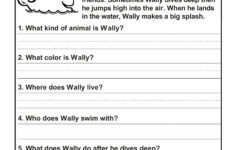 40 Scholastic 1st Grade Reading Comprehension Skills Worksheets