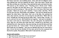 4th Grade Reading Comprehension Worksheets Best Coloring Pages For Kids