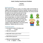 4Th Grade Reading Comprehension Worksheets Multiple Choice For Db
