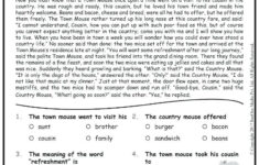4Th Grade Reading Comprehension Worksheets Pdf For Print Db excel