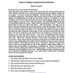51 Free Printable Reading Worksheets For Grade 6 Reading