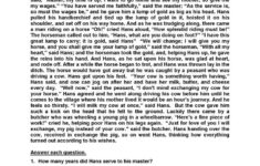 51 Free Printable Reading Worksheets For Grade 6 Reading