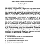 5th Grade Multiple Choice Reading Comprehension Worksheets Times