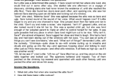 6th Grade Reading Comprehension Worksheets Multiple Choice Pdf Times