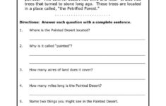 7Th Grade Reading Comprehension Worksheets Pdf Db excel