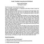 7Th Grade Reading Comprehension Worksheets Pdf Name Tracing Db Excel