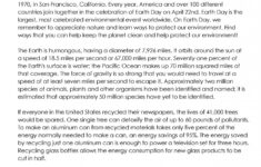 8th Grade Reading Comprehension Worksheets