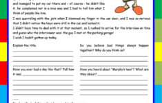 A Bad Day Reading Comprehension Writing Conversation 5 Tasks 2