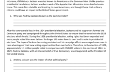 Andrew Jackson Reading