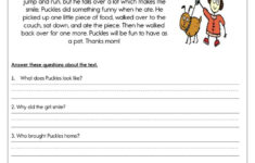 Asking And Answering Questions About A Text Worksheet Reading