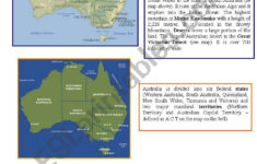 Australia Reading Comprehension ESL Worksheet By Chiaras