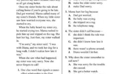 Cause Effect Reading Comprehension Worksheet