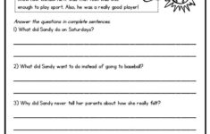 Christmas Reading Comprehension Worksheets Grade 2