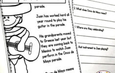 Cinco De Mayo Reading Comprehension Passages Teaching Autism