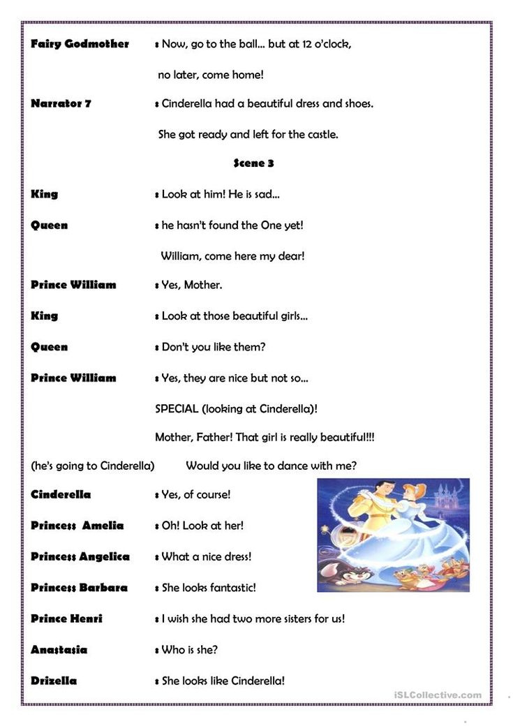 Cinderella English ESL Worksheets For Distance Learning And Physical 
