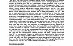 Comprehension Reading Passages 6th Grade Worksheet Resume Examples