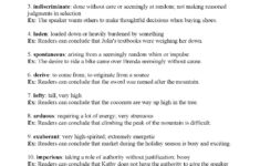 Context Clues Worksheet 3 6 Reading Activity