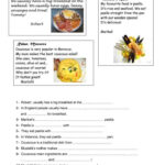 Cooking Worksheets For Elementary Students Google Search Food