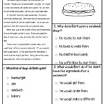 Delicate 2nd Grade Reading Assessment Printable Kaylee Blog
