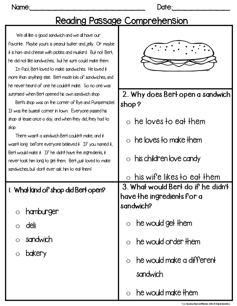 Delicate 2nd Grade Reading Assessment Printable Kaylee Blog