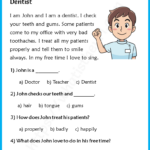 Dentist Reading Comprehension For Grade 2 Your Home Teacher