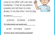 Dentist Reading Comprehension For Grade 2 Your Home Teacher