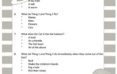 Dr Seuss The Cat In The Hat English ESL Worksheets For Distance