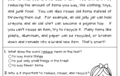 Earth Day 5 Short Nonfiction Passages With Comprehension Questions In