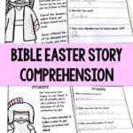 Easter Bible Story Reading Comprehension Passages And Questions Bible