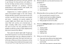 ECCE Reading Part 2 Answer Key Worksheet