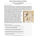 English Comprehension Worksheets For Class 2 2nd Grade Reading