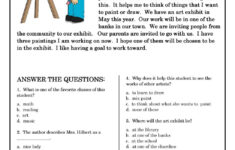 Esl Reading Comprehension 2nd Grade Reading Worksheets Comprehension