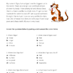 ESL Reading Comprehension Tigra The Tiger