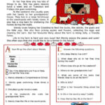 Farm Animals Reading Comprehension Worksheet