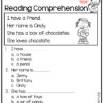 February Reading Comprehension Is Suitable For Kindergarten Students Or
