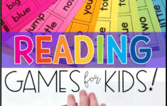 File Folder Fun Sight Words Kindergarten Reading Games For Kids