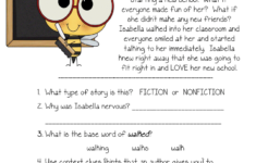 Fluency Comprehension Vocabulary Packets Fun In First