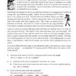 Free Advanced Literacy Worksheets Comprehension Learning Printable