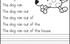 FREE Kindergarten Reading Fluency And Comprehension Free