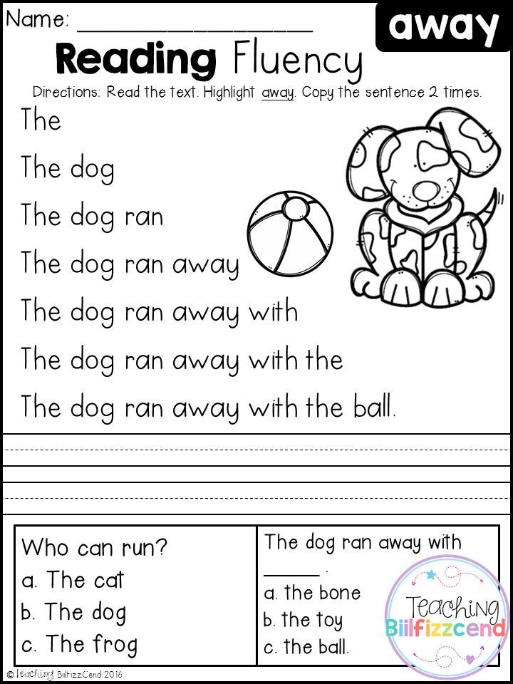 Free Kindergarten Reading Fluency And Comprehension Set 1 Memahami 