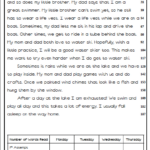 Free Printable Fluency Passages 3Rd Grade Free Printable