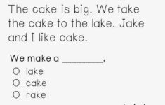 Free Printable Kindergarten Fluency Passages Miss Giraffe S Class Tips