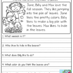 Free Printable Reading Comprehension Worksheets For 3Rd Grade Free