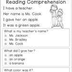 Free Printable Reading Comprehension Worksheets For Adults Learning