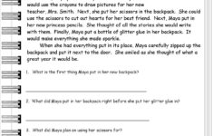 Free Printable Reading Passages With Questions