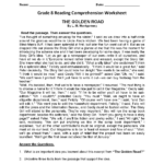 Free Printable Short Reading Comprehension For Grade 8 With Questions