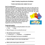 Free Printable Third Grade Reading Worksheets For 3rd Grade